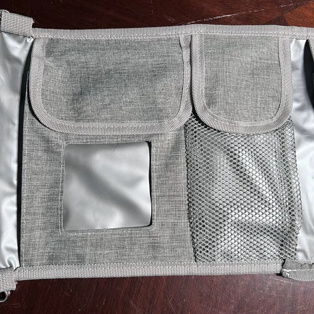 Babalou Baby Portable Changing Pad Compact Travel Multiple Pockets with Strap